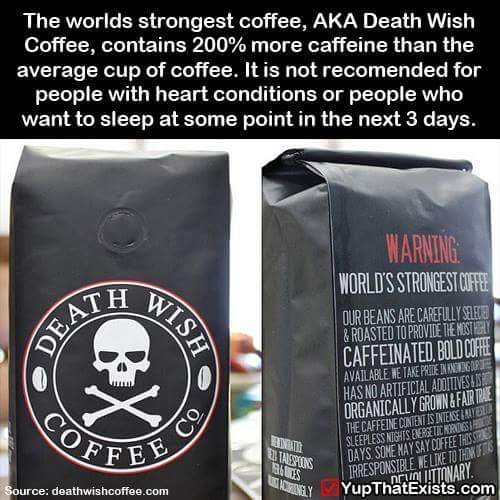 Worlds strongest coffee