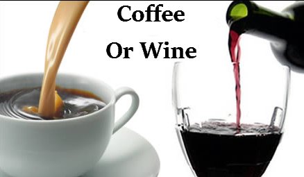 coffee or wine