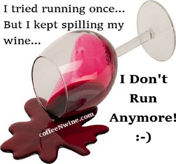 I tried running once