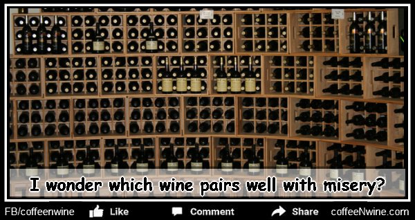 I wonder which wine pairs well with misery