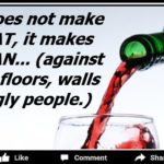 Wine does not make you FAT