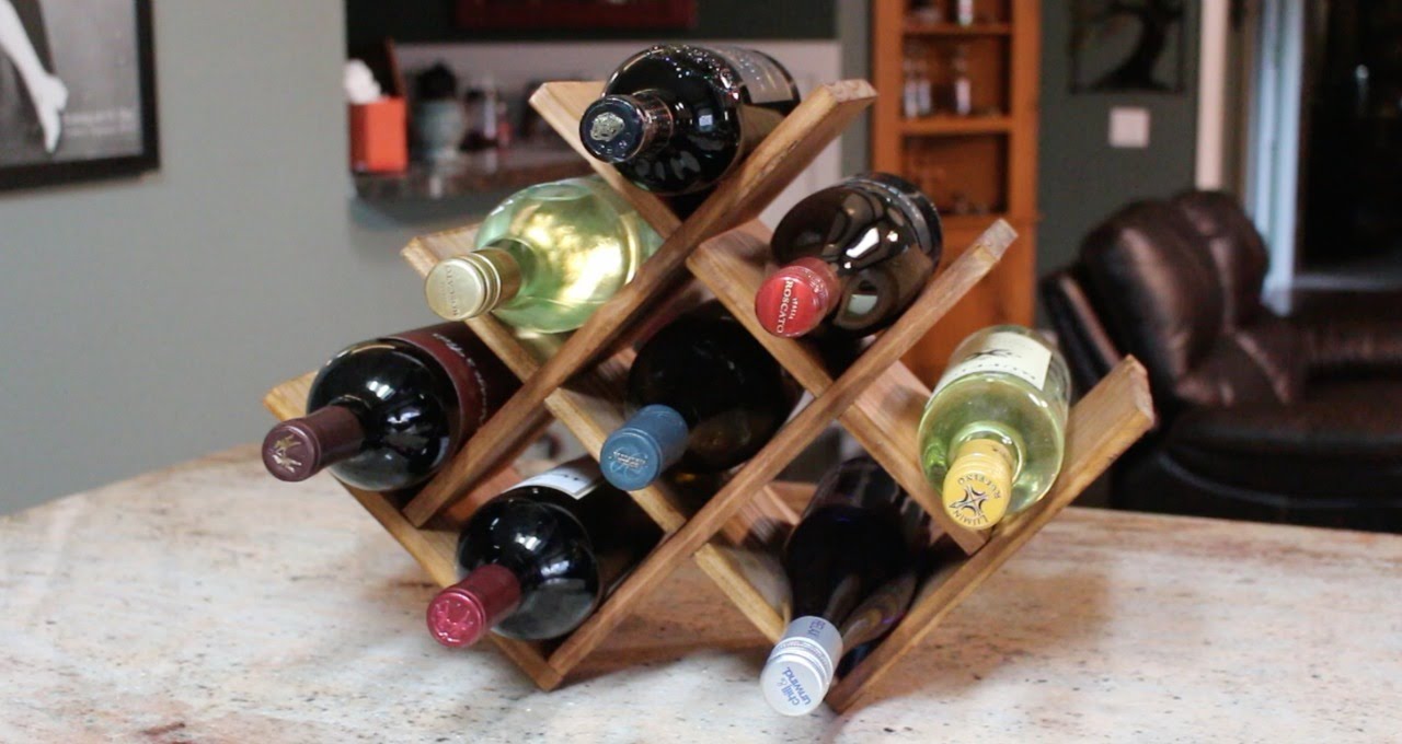 DIY Christmas Present – Countertop Wine Rack