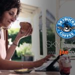 SKYBUCKS coffee delivery…