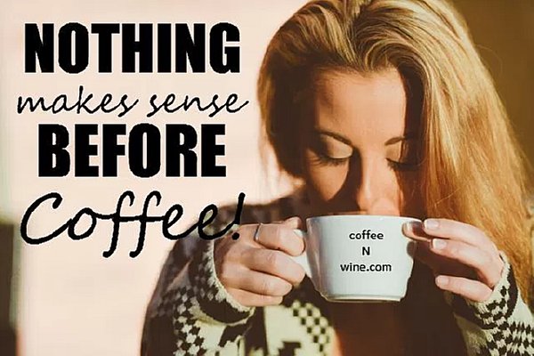 Nothing Makes Sense Before Coffee Image